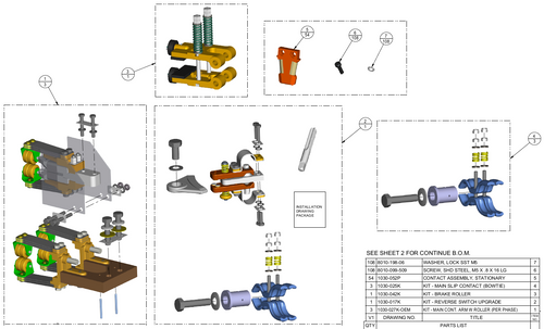 3D model of UZD contact kit contents first page