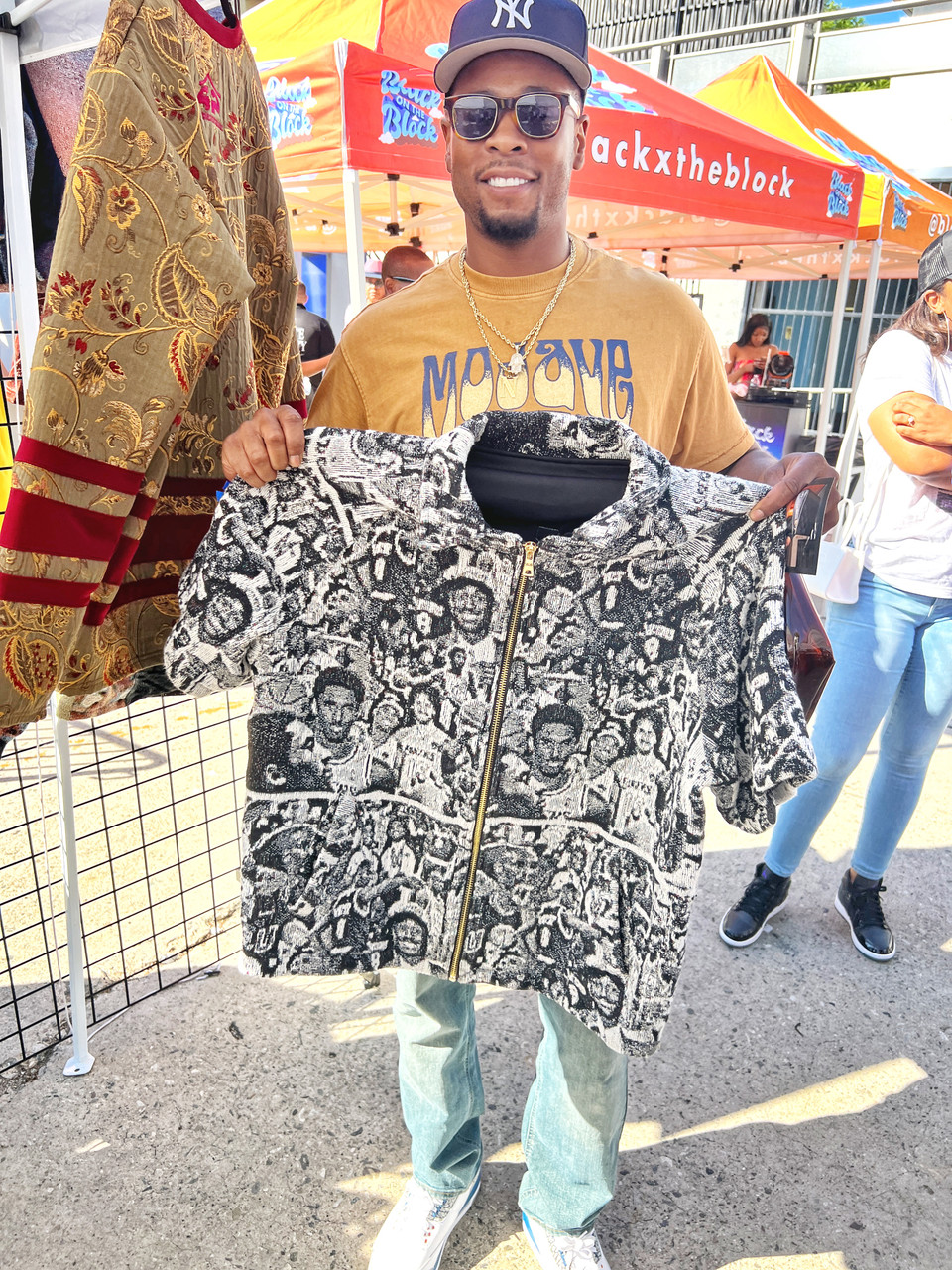 Grandmas Penthouse Kobe Bryant Collage Tapestry Zipper Shirt