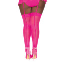 SHEER THIGH HIGH STOCKING WITH BACK SEAM QUEEN