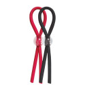 ENHANCER SILICONE COCKTIES-RED & BLACK
