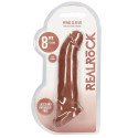 REAL ROCK 8" PENIS EXTENDER WITH RINGS