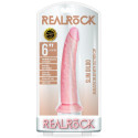 SLIM REALISTIC SUCTION DILDO 6"