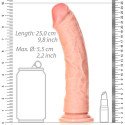 REAL ROCK 9" CURVED REALISTIC DILDO