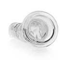 9" CRYSTAL CLEAR DILDO WITHOUT BALLS