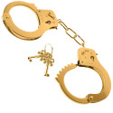 FETISH FANTASY GOLD METAL CUFFS