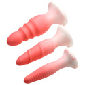 3 PIECE SILICONE BUTT PLUG SET