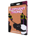 ELEPHANT THONG IN BLACK