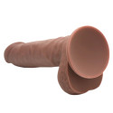 EASY RIDERS 7" SILICONE DILDO WITH BALLS IN DARK