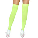 LUNA OVER THE KNEE STOCKINGS NEON GREEN