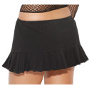 MINI SKIRT WITH LOW WAIST BLACK