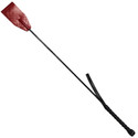 ROUGE BURGUNDY ANACONDA LEATHER RIDING CROP