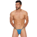 MENS MICROFIBER G STRING WITH POUCH