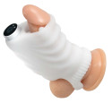 VIBRATING STROKER SLEEVE IN WHITE