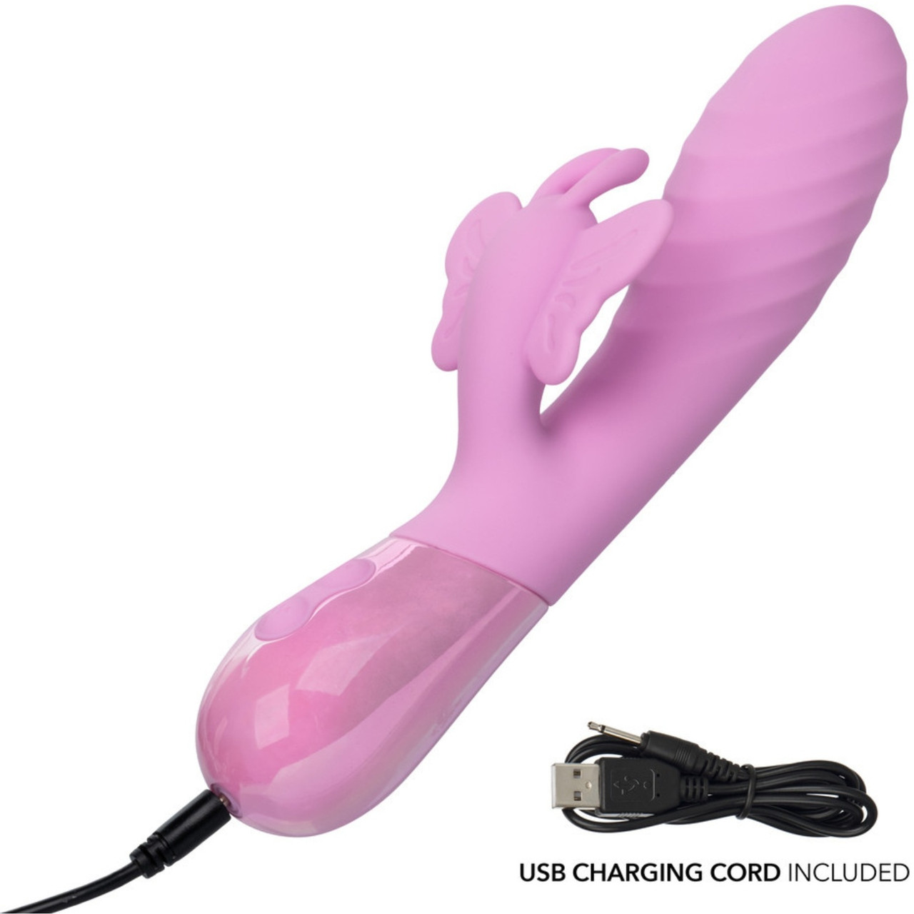 AURA DUAL BUTTERFLY FLUTTER RABBIT VIBRATOR