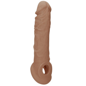 REAL ROCK 8" PENIS EXTENDER WITH RINGS
