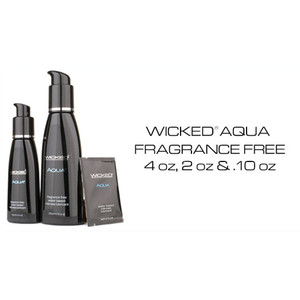 Wicked Aqua Waterbased Unscented Lube 4oz