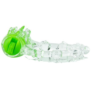 COLOR POP QUICKIE DISPOSABLE VIBRATING RING GREEN