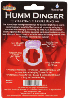 Humm Dinger Vibrating Pleasure Cock Ring