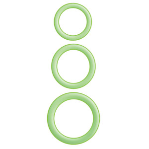 ENHANCER GREEN GLOW IN THE DARK C RING SET