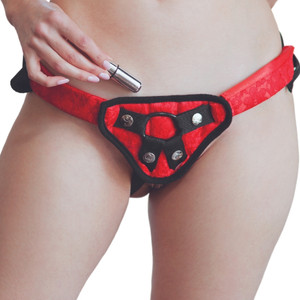 LACE CORSET STRAP ON