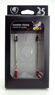 Red Beaded Tweezer Clamp