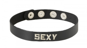 Word Band Collar- Sexy