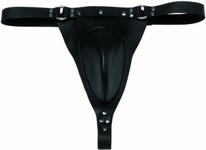 Men's Chasity Belt W/ Back Strap and One Lock
