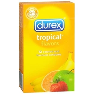 Durex Tropical Flavors Latex Condoms