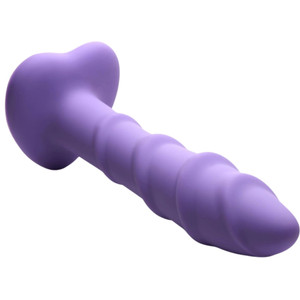 SIMPLY SWEET SWIRL SILICONE DILDO