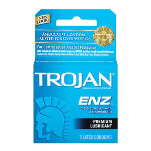 Trojan Enz Lubricated Condoms