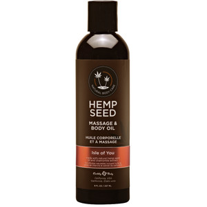 HEMP SEED MASSAGE & BODY OIL ISLE OF YOU 8 OZ