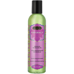 NATURALS MASSAGE OIL ISLAND PASSION BERRY 8 OZ