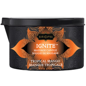 IGNITE MASSAGE OIL CANDLE TROPICAL MANGO
