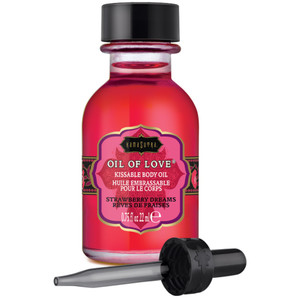 KISSABLE OIL OF LOVE STRAWBERRY DREAM .75 OZ