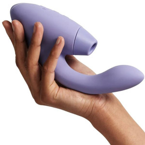 WOMANIZER DUO 2  G SPOT VIBRATOR WITH CLITORAL STIMULATION LILAC