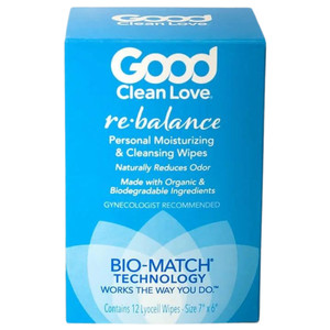 REBALANCE PH-BALANCED FEMININE WIPES 12CT