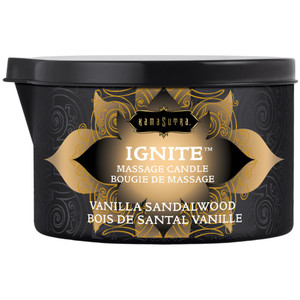 IGNITE MASSAGE OIL CANDLE VANILLA SANDALWOOD