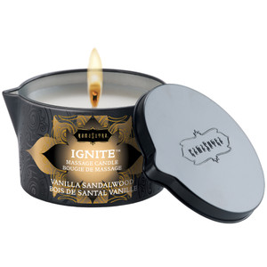 IGNITE MASSAGE OIL CANDLE VANILLA SANDALWOOD