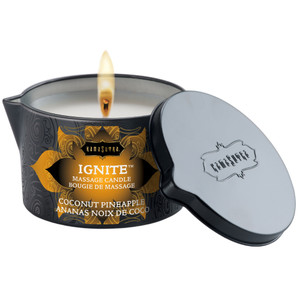 IGNITE MASSAGE OIL CANDLE COCONUT PINEAPPLE
