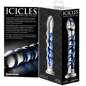 ICICLES NO 5 GLASS DILDO