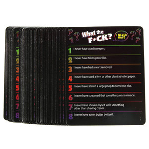 WHAT THE FUCK? I NEVER HAVE CARD GAME