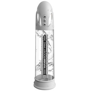 MAX BOOST PRO FLOW PENIS PUMP IN WHITE