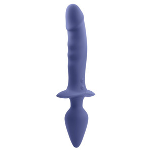 DUAL DEFENDER VIBRATING ANAL PLUG