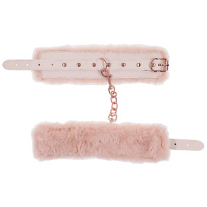PEACHES 'N CREAME FUR HANDCUFFS