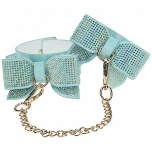 PARIS COLLECTION BLUE LEG CUFFS