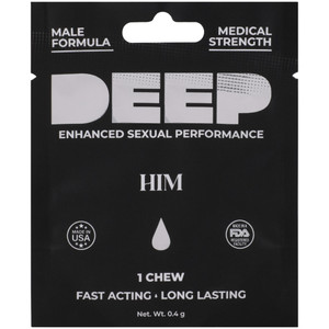 DEEP ENHANCED SEXUAL PERFORMANCE CHEW FOR HIM 1CT