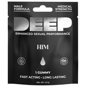 DEEP ENHANCED SEXUAL PERFORMANCE GUMMY FOR HIM 1CT