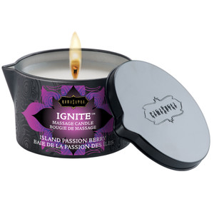 IGNITE MASSAGE OIL CANDLE ISLAND PASSION BERRY