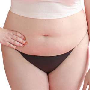 LORALS PROTECTION BIKINIS IN BLACK 4 PK