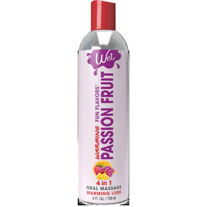 WET FUN FLAVORS PASSION PUNCH WARMING LUBRICANT 4 OZ